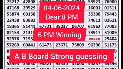 dear today guessing|Dear Lottery .
